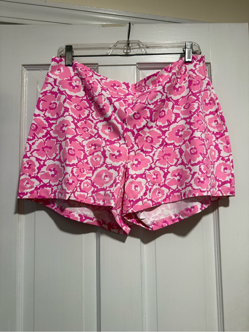 MAHI GOLD Pink Floral High-Waist Shorts